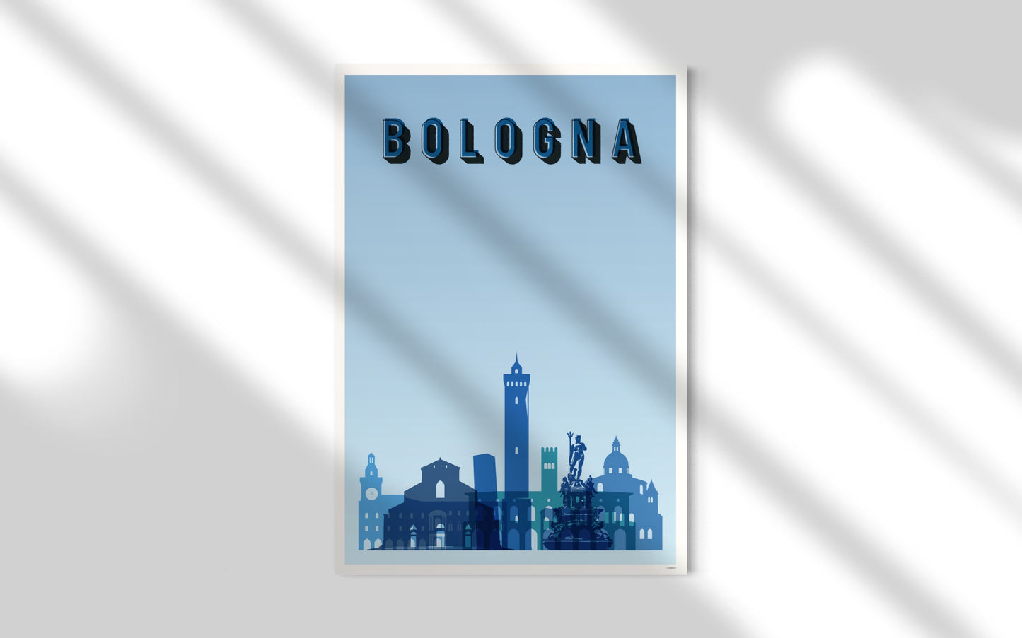 Bologna in blue