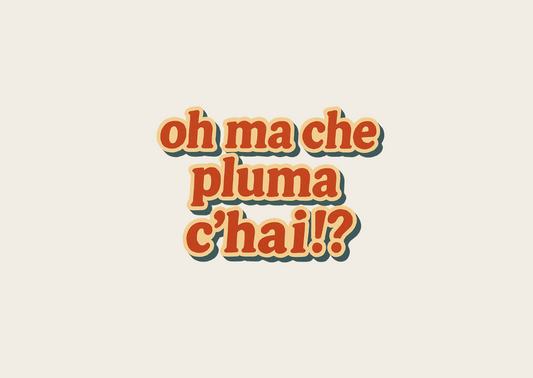 oh ma che pluma c'hai!?