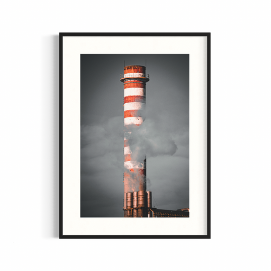 Ferrara's industrial hub | White and red